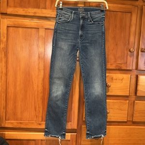 Mother The Rascal Ankle Chew Jeans 26